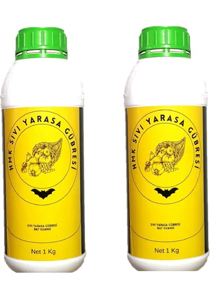 %100 Organik Hmk Sıvı Yarasa Gübresi 1 +1 Litre