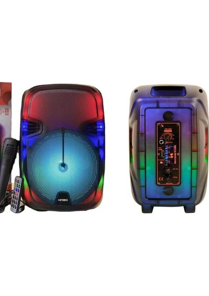 Koçak Elektronik Sd,usb Mikrofonlu Rgb 8 Bluetooth Speaker Hoparlör (Pk-29)