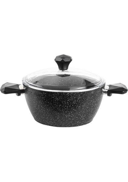 Siyah Gemme Granıtte Granit Derin Tencere 18CM fiyatları