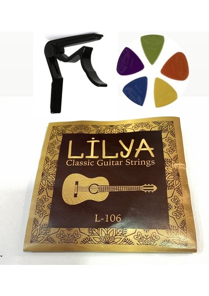 Şenses Lilya Klasik Gitar Teli 3'lü (Kapo) Ekonomik Set