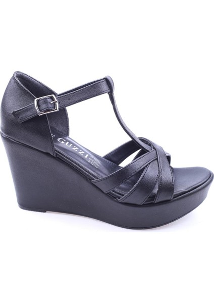 2808 Kadın 9 cm Dolgu Topuklu Cilt Sandalet fiyatları