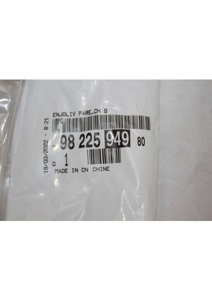 9822594980 Sol Ön Tampon Köşe Çıtası - Peugeot 508, 3008, 5008 ve Citroën C4 Uyumlu fiyatları