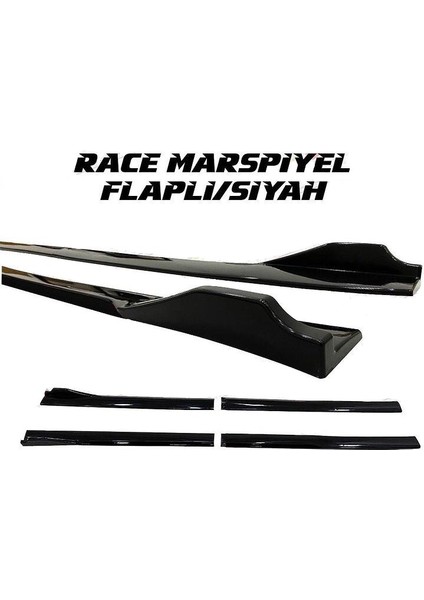 Üniversal Piano Black Kulaklı Flaplı Yan Marşpiyel Lipi Marşpiyel Bıçağı Siyah 210 cm