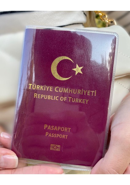 2’li Seyahat Seti Şeffaf Pasaport Kılıfı + Kayıp Önleyici Askılı Pasaportluk Biletlik Üniversal