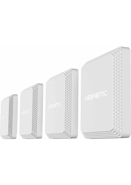 Keenetıc KN-3510-41EN AX1800 Mesh Wi-Fi 6 Poe Router/extender/ap 2-Port Gigabit 4-Pack