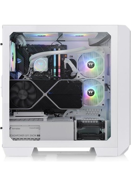 Thermaltake Vıew 300MX Tg CA-1P6-00M6WN-00 Gaming E-Tax Pc Kasası Beyaz