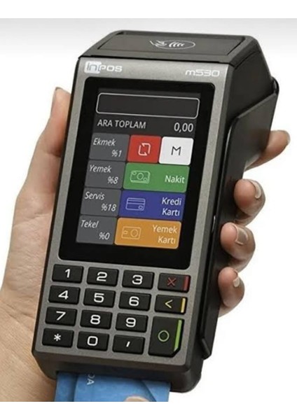 Inpos M530 4G Yeni Nesil Yazarkasa Pos Mobil+1 Paket Pos Rulosu