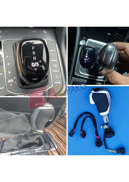 Passat B7 Uyumlu Işıklı Vites Topuzu - Passat B7 Yeni Nesil Vites Topuzu Dönüşümü
