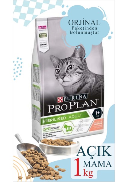 1 kg Vakumlu Poşet Pro Plan Kısırlaştırılmış Kediler Için Somonlu ve Ton Balıklı Kedi Maması
