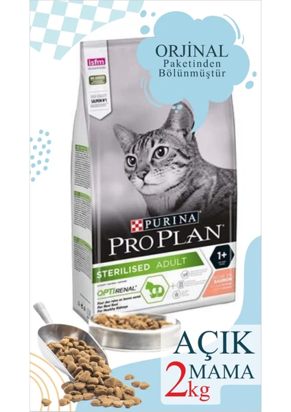 Pro Plan 2 kg Vakumlu Poşet Pro Plan Kısırlaştırılmış Kediler Için Somonlu ve Ton Balıklı Kedi Maması