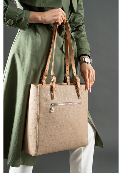 Kadın Gofraj Baskılı Büyük Boy Omuz Çantası AS4067 fiyatları