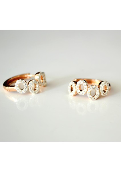 Crown Of Love Luxury Zirkon Taşlı Küpe fırsatları