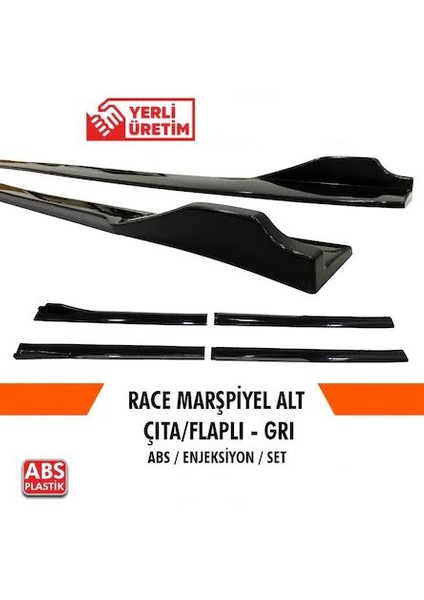 Üniversal Piano Black Kulaklı Flaplı Yan Marşpiyel Lipi Marşpiyel Bıçağı Gri 210 cm fiyatları