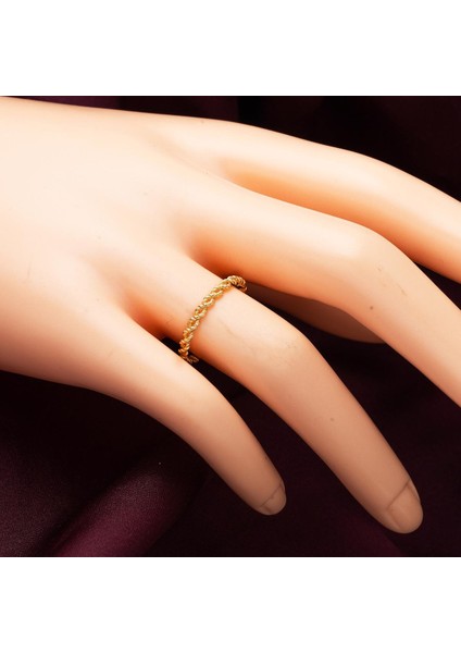 Burgu 14 Ayar Altın Yüzük