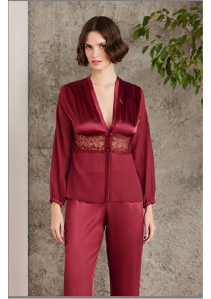 Pierre Cardin saten Gecelik Sabahlık Pijama Takım Şort Takım 6'lı Gelin Çeyiz Seti 6005 fiyatları
