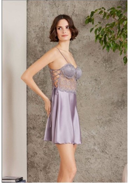 Pierre Cardin saten Gecelik Sabahlık Pijama Takım Şort Takım 6'lı Gelin Çeyiz Seti 6005 fiyatları
