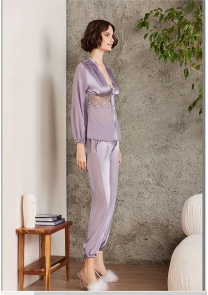 Pierre Cardin saten Gecelik Sabahlık Pijama Takım Şort Takım 6'lı Gelin Çeyiz Seti 6005 modelleri