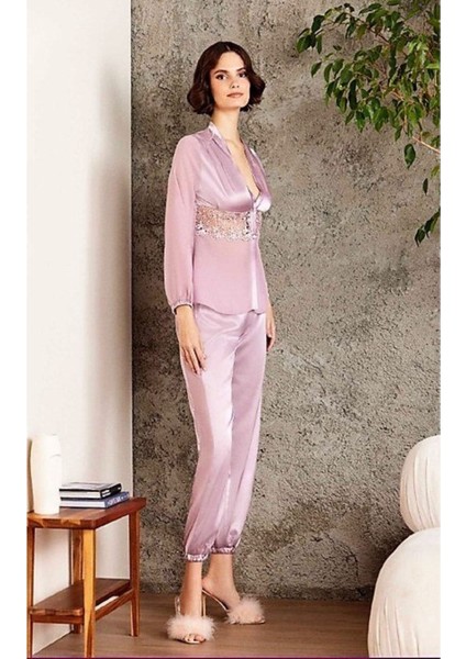 Pierre Cardin saten Gecelik Sabahlık Pijama Takım Şort Takım 6'lı Gelin Çeyiz Seti 6005 fiyatları