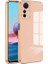 Xiaomi Mi 12 Lite Kılıf Golden Silikon Kılıf Rose Gold 1
