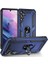 Casestreet Samsung Galaxy A14 Kılıf Vega Sert Silikon Tank Standlı Yüzüklü Mıknatıslı Lacivert 1