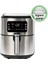 Airfryer 6.5 L Akıllı Yağsız Hava Fritözü Metallic 1