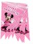 Minnie Mouse Temalı Üçgen Flama Bayrak Süs 2
