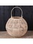 Rattan Bambu Yuvarlak Dekoratif Mumluk 28X25 cm 1