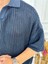Tişört Triko Örme Tshirt Nefes Alabilen Oversize T-Shirt 3