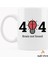 404 Brain Not Found Yazılı Eğlenceli Özel Tasarım Baskılı Kupa Bardak Komik Kupa Kahve Bardağı 1