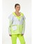 Oversize Kapüşonlu Neon Kadın Ceket - Günlük Spor 2