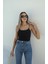 Siyah Beyaz Ip Askılı Basic 2'li Crop 2