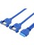 19 Pin Panel Tipi USB 3.0 Çoğaltıcı 19 Pin USB 3.0 USB Çoklayıcı Anakart USB 3.0 Çoğaltıcı 50 cm 20 Pin USB 3.0 Çoğaltıcı 4
