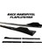 Üniversal Piano Black Kulaklı Flaplı Yan Marşpiyel Lipi Marşpiyel Bıçağı Siyah 210 cm 1