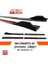 Üniversal Piano Black Kulaklı Flaplı Yan Marşpiyel Lipi Marşpiyel Bıçağı Kırmızı 210 cm 1