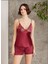 Pierre Cardin saten Gecelik Sabahlık Pijama Takım Şort Takım 6'lı Gelin Çeyiz Seti 6005 5