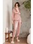 saten Gecelik Sabahlık Pijama Takım Şort Takım 6'lı Gelin Çeyiz Seti 6005 4