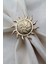 6 Adet Gold Güneş Metal Peçete Halkası - Napkin Ring 1