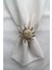 6 Adet Gold Güneş Metal Peçete Halkası - Napkin Ring 4