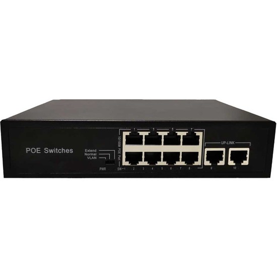 Ods R 8P2U 8 Ports 10/100M Poe Switch 2 Uplink Gigabit Fiyatı