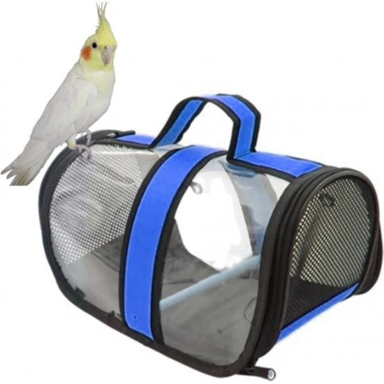 Ala Pet Sultan Papağanı Taşıma Çantası (Tünekli) Royal Capitano Kuş Taşıma Çantası (30CMX22CMX21CM)