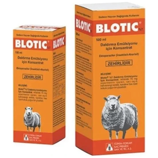 Blotic Blotik Bit Pire Kene Uyuz Sinek Ilacı 100ML