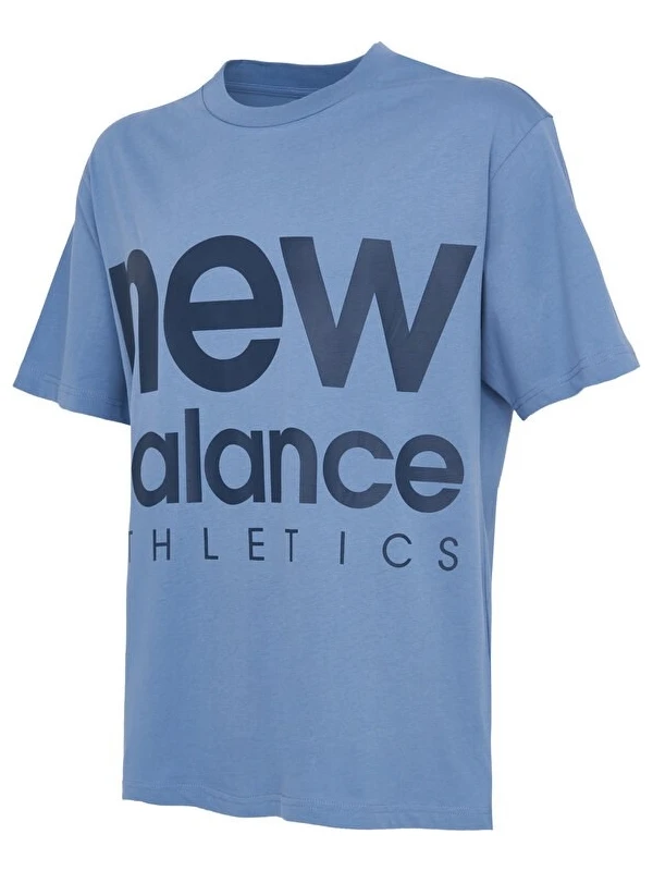 New Balance Lifestyle Kadın Tişört UNT1346-BLU