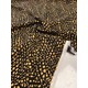 Kumaş Sever Hardal Sarısı Çakıl Taşı Desenli Pamuklu Viskon Kumaş Çift En Metrelik
