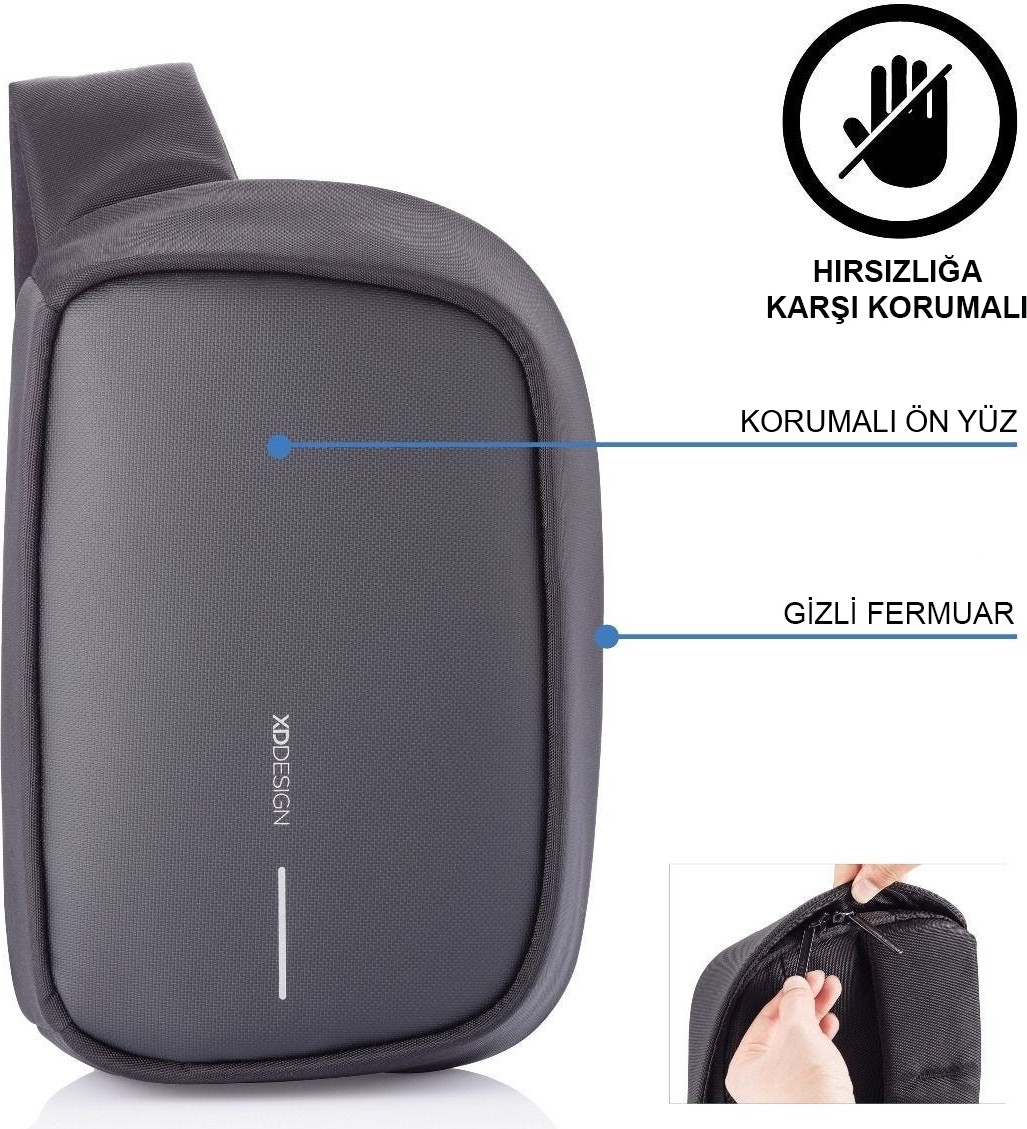 XD Desing Xd Design Bobby Sling Çapraz Omuz Çantası görsel 2