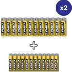Varta Süperlife 48'li Tek Kullanımlık Pil Paketi 1,5 V (24AA+24AAA) Yüksek Performanslı