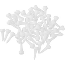BEPretty 50PCS / Paket Üst 35MM (1 3/8 Inç) Beyaz Pamuklu Golf Tişört (Yurt Dışından)