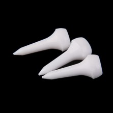 BEPretty 50PCS / Paket Üst 35MM (1 3/8 Inç) Beyaz Pamuklu Golf Tişört (Yurt Dışından)