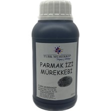 Turk Mürekkep Parmak İzi Mürekkebi Siyah Renk (Fingerprint Ink) 250 Ml.
