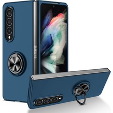 Qichengda For Samsung Galaxy Z Fold4 Manyetik Halka Cep Telefonu Kılıfları (Yurt Dışından)