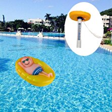 Royal Love Komik Yüzen Havuz Termometre Yüzme Havuzu Şamandıra Su Sıcaklık Ölçer (Yurt Dışından)